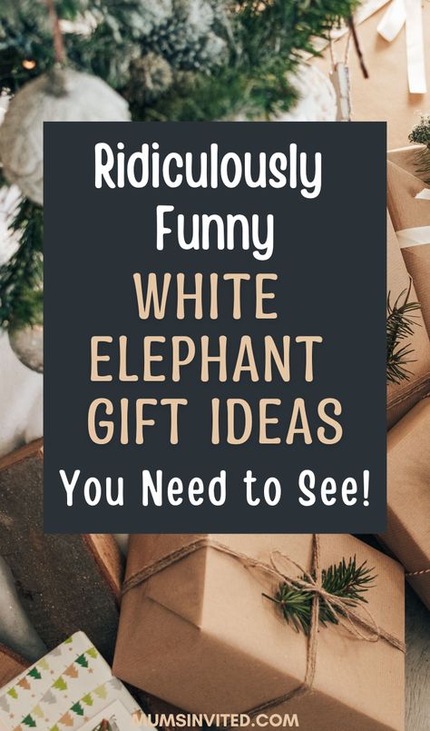 Need hilarious White Elephant gift ideas for 2024? Find funny options for all ages & budgets, from cheap $5, $10, $25 picks to funny faves up to $50-$100! Perfect for Christmas white elephant gift exchanges, office parties or friends, these clever gifts are great for men, women, teens & kids. From gag gifts & quirky DIY ideas to silly surprises, this list has it all for a fun holiday season. Explore creative, unisex white elephant gifts, whether it's a last-minute laugh or a memorable joke gift. Gag Gift Ideas Diy, Funny Homemade Gifts, Fun Gifts For Adults, Funny Prizes For Adults, Silly White Elephant Gifts Funny, White Elephant Gift Ideas $25 Funny, Something Funny Gift Ideas, White Elephant Gift Ideas Funny Diy, Gag Gifts Funny Hilarious Diy