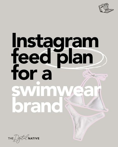 Instagram feed plan for a swimwear brand 📱👙 I think swimwear content is my FAV type of content at the moment - it’s really giving me amazing summer holiday inspo ✨ If you are a swimwear brand owner save this post for your next content planning session 👆🏼 #socialmediaspecalist #socialmediamanager #socialmediamarketer #socialmediastrategist #businessowner #agencyowner #womenceo #femaleceo #femalefounder #womanfounder #businessowners #businessownerhelp #socialmediaservices #socialmediaservice... Swimwear Brand Instagram Feed, Instagram Feed Plan, Social Media 101, Type Of Content, Women Ceo, Social Medi, Holiday Inspo, Digital Nomad Lifestyle, Social Media Strategist