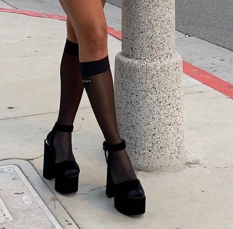 femme fatale on Twitter: "Obsessed with these miu miu heels. Real life Bratz heels.… " Accessory Closet, Miu Miu Heels, Dr Shoes, Mode Chanel, Dark Clouds, Aesthetic Shoes, Lower Leg, Happy Socks, Mode Inspo