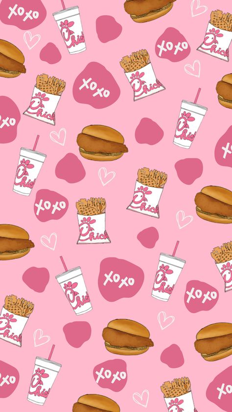 Chickfila Valentines Day, Chickfila Wallpaper, Ios 16 Wallpaper Love, Pink Aesthetic Heart Wallpaper, Chick Fil A Wallpaper, Wallpaper Cute Dino, Red And Pink Aesthetic, Neutrals Wallpaper, Dino Valentines