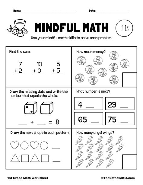 Pretend School, Math Worksheets For Kids, Mental Maths Worksheets, Mental Maths, Math Practice Worksheets, Homeschool Worksheets, Preschool Reading, Math Interactive, 1st Grade Math Worksheets