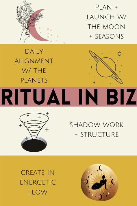 Ritualize your business with spirituality! conscious business owners and spiritual entrepreneurs - infuse your conscious business with ritual to make an impact! Your business is your legacy! Align and flow with spiritual business. Be a modern mystic! Spiritual Business Marketing, Spiritual Business Ideas, Spiritual Workshop, Modern Mystic, Magic Woman, Moon Rituals, New Moon Rituals, Yoga Business, Spiritual Entrepreneur