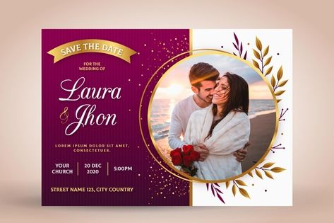 Freepik Vector Free, Wedding Invitations Card, Marble Invitation Wedding, Engagement Invitation Cards, Desktop Cnc, Retro Wedding Invitations, Engagement Invitation Template, Wedding Watercolor, Wedding Invitation Card Template