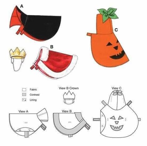 Dog Costume Patterns Sewing, Dog Cape Pattern Sewing, Dog Costume Pattern, Pet Clothes Patterns, Dog Clothes Patterns Sewing, Dog Sewing Patterns, Kwik Sew Patterns, Sew Patterns, Dog Clothes Diy