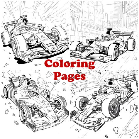 Formula 1 Coloring Pages, F1 Coloring Pages, Race Car Coloring Pages, Car Coloring Pages, Coloring Worksheet, Colouring Sheets, Cars Coloring Pages, Color Worksheets, Halloween Coloring Pages