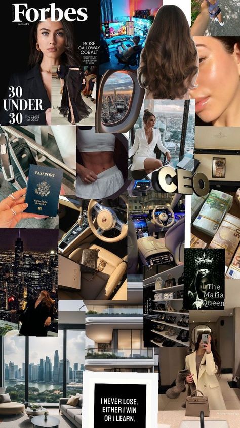 power, money, success, health, luxury life Boss Era, Vision Board Themes, 30 Under 30, Money Success, Boss Girl, The Boss, Luxury Life, Personal Growth, Money