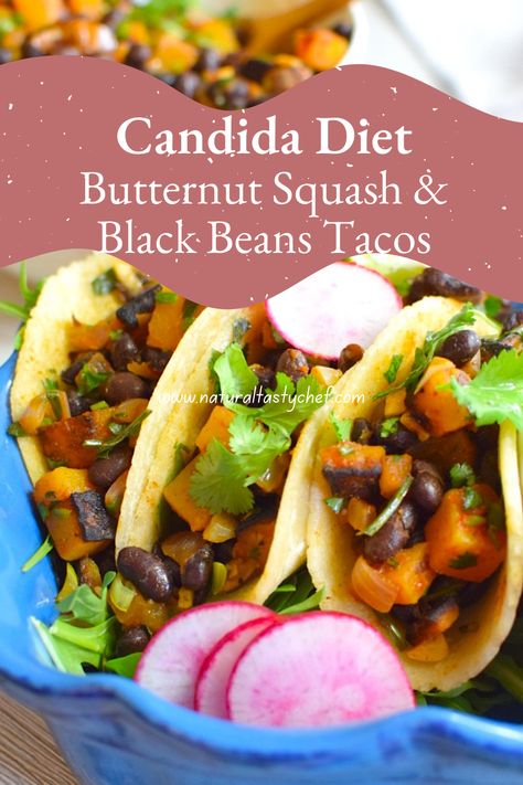 Candida Recipes Dinner, Candida Diet Recipes Phase 1, Candida Diet Recipes Snacks, Vegetarian Candida Diet Recipes, Candida Diet Breakfast, Candida Desserts, Yeast Diet Candida Cleanse, Candida Cleanse Diet, Butternut Squash Black Bean