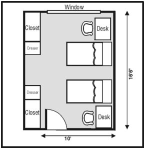 My general dorm room layout. well defined space for us. Dorm Planning, Dorm Layout, Dorm Room Layouts, Dorm Design, College Dorm Ideas, Cool Dorm Rooms, College Dorm Room Ideas, Dorm Stuff, Dorm Room Designs