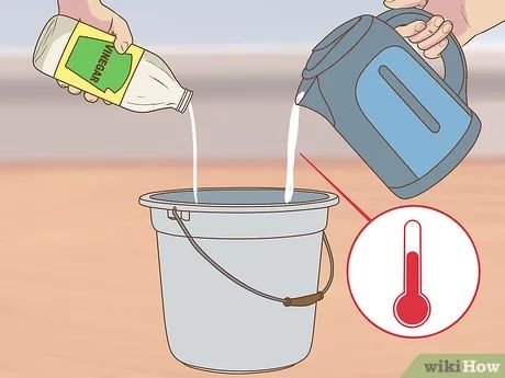 5 Ways to Clean a Concrete Patio - wikiHow Cleaning Deck Wood, Whiten White Clothes, Concrete Cleaner, Deck Cleaner, Clean Concrete, Deck Cleaning, Clean Patio, How To Clean Rust, Carpe Koi