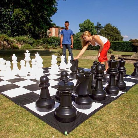 Giant Chess, Outside Games, Giant Games, Strategy Board Games, Garden Games, Yard Games, Lawn Games, Backyard Games, Carnival Games