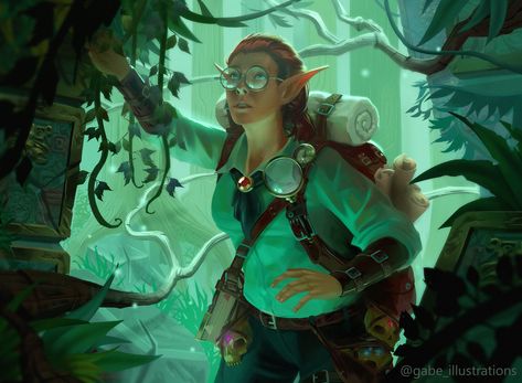 Elf Adventurer, Elves Aesthetic, Woodland Elves, Pathfinder 2e, Dnd Races, Internet Art, Fiction Idea, Commissions Open, Commission Art