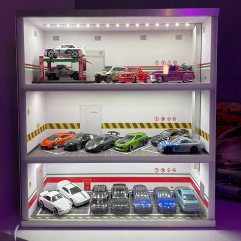 Model Car Display, Space Scene, Car Display, Collectible Display, Tool Organizers, Parking Space, Show Case, Mini Car, Display Storage