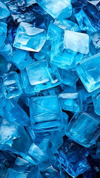 Photo blue ice cubes background blue ice... | Premium Photo #Freepik #photo Background Blue, Blue Ice, Ice Cubes, Ice Cube, Premium Photo, Ice Blue, Stock Illustration, Texture, Blue