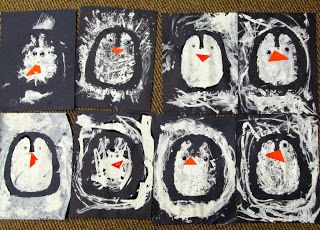 http://fromtheshortstacks.blogspot.com/2015/06/penguins-and-process-art.html Ice Cube Patterns Preschool, Penguin Crafts Preschool, Winter Animals Preschool, Process Art Preschool, Arctic Animals Preschool, Cute Art Projects, Penguin Activities, Penguin Theme, Blue Penguin