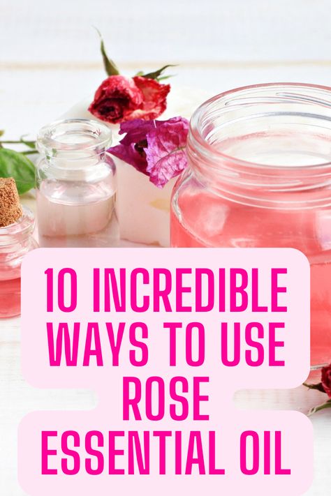 Learn about 10 incredible uses for rose essential oil. Rose Essential Oil Uses, Natural Air Freshener Spray, Unscented Lotion, Roller Bottle Blends, Floral Essential Oils, Natural Air Freshener, Essential Oil Roller Bottle, Rose Essential Oil, Essential Oil Roller