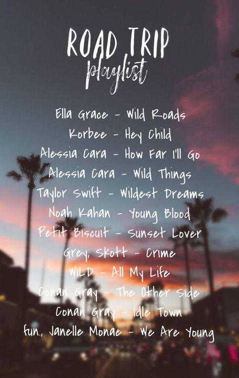 It is perfect for any road trip - this playlist will make you feel nostalgic and beautiful! Enjoy :) #playlist #roadtrip #travel #music #quotes #art #bff #driving #palm #sunset #beach #singer Music Quotes Art, Road Trip Songs, Road Trip Playlist, Travel Songs, Ultimate Road Trip, Not Musik, Feeling Song, Song Suggestions, Summer Songs