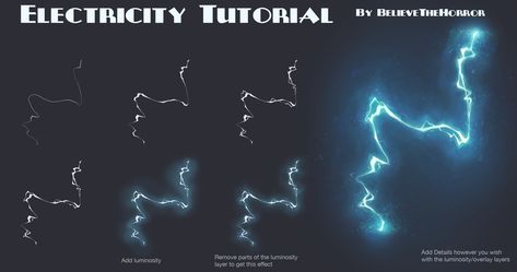 Draw Electricity, How To Draw Lightning, Cloud Tutorial, Lightning Art, Drawing Interior, Concept Art Tutorial, Digital Painting Tutorials, Cloud Painting, Clip Studio Paint