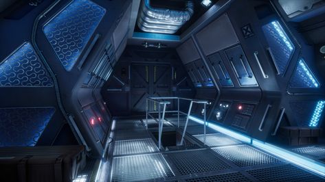 ArtStation - The Expanse - Rocinante, Boyd McKenzie The Expanse Aesthetic, Expanse Rocinante, Space Station Interior, Space Elevator, Environment Inspiration, Sci Fi Props, Space Engineers, Spaceship Interior, Southern House