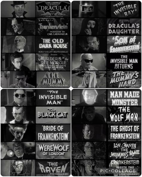 Universal Universal Horror Monsters, Hammer Horror, Tom Whalen, Movie Nerd, Invisible Man, Monster Characters, Horror Monsters, Retro Horror, Famous Monsters