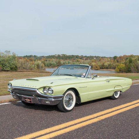 1962 Ford Thunderbird, 1964 Ford Thunderbird, 1965 Ford Thunderbird, 1964 Thunderbird, Thunderbird Car, Ford Thunderbird Convertible, Thunderbird Convertible, Classic Convertible, Old American Cars