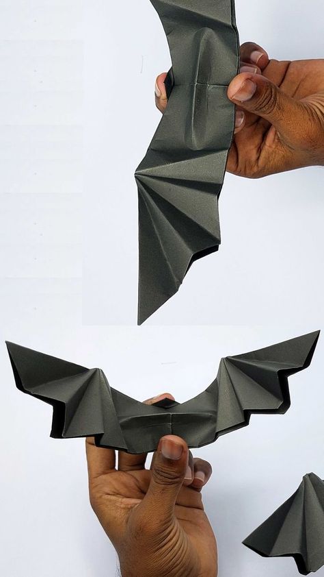 how to make paper bat fly, #origami #flapping bat, moving paper #toys,flapping bat,flapping bat craft,#bat origami, origami bat, origami fledermaus, origami bat flapping, paper bat,flapping bird origami,origami flapping bat instructions, Bat Origami, Origami Bat, Flapping Bird, Halloween Origami, Diy Paper Toys, Bat Craft, Paper Bat, Toy Making, Origami Paper Art