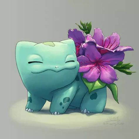 Bulbasaur Pokemon, Cute Pokemon Art, Pokemon Red Blue, Pokemon Bulbasaur, Pokémon Art, Pokemon Tattoo, Pokemon Pokedex, Nintendo Art, Cute Pokemon Wallpaper