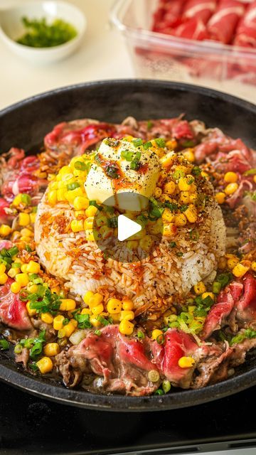 Shabu Shabu Meat Recipes, Shabu Shabu Recipe, Pepper Lunch, Black Pepper Beef, Pepper Beef, Beef Rice, Shabu Shabu, Cooked Rice, Beef And Rice