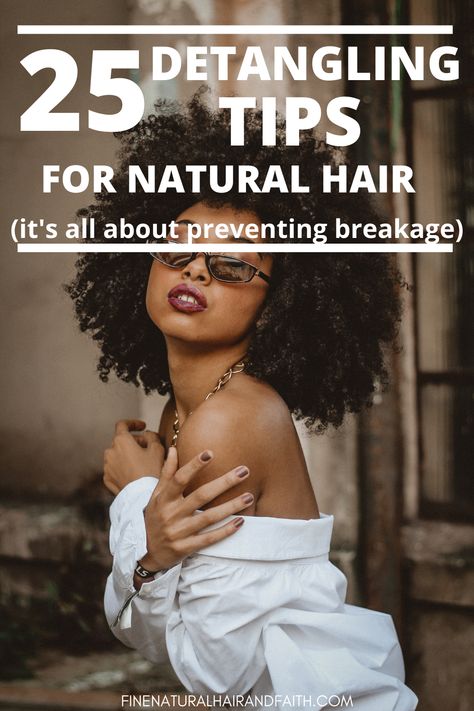 easy way to detangle natural hair Breakage Natural Hair, How To Detangle Hair, Stretching Hair, Detangling Natural Hair, 3b Hair, Detangle Hair, Long Hair Images, Deep Conditioning Hair, Natural Hair Diy