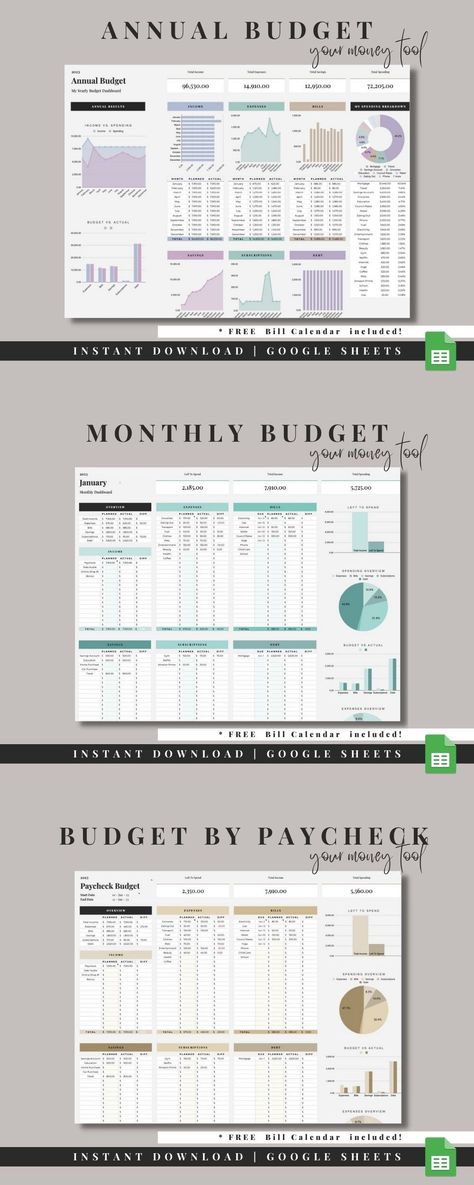 Personal Budget Spreadsheet, Expenses Template, Budget Template Excel Free, Finance Spreadsheet, Easy Budgeting, Personal Budget Template, Spreadsheet Design, Bill Calendar, Weekly Budget Template