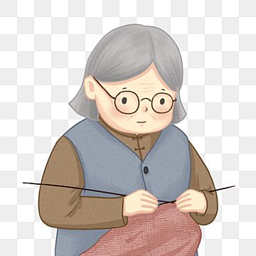 mother's day,mother,mom,knit a sweater,grandma,old man,kindly,thanksgiving Cute Grandma Drawing, Knitting A Sweater, Mothers Day Cartoon, Knit A Sweater, Grandma Knitting, Clothes Illustration, Transparent Clipart, Face Illustration, Cartoon Photo