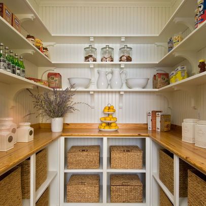 beadboard walls in pantry Desain Pantry Dapur, Ideas Armario, Pantry Inspiration, Dream Pantry, Perfect Pantry, Pantry Room, Desain Pantry, Pantry Remodel, Pantry Shelving