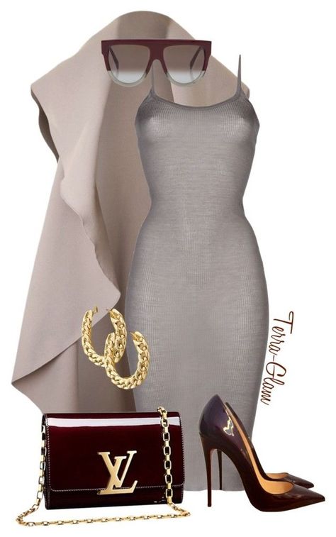 Louis Vuitton Dress Classy, Terra Glam, Louis Vuitton Dress, Dress Classy, Rick Owens, Bling Bling, Look Fashion, Passion For Fashion, Classy Outfits