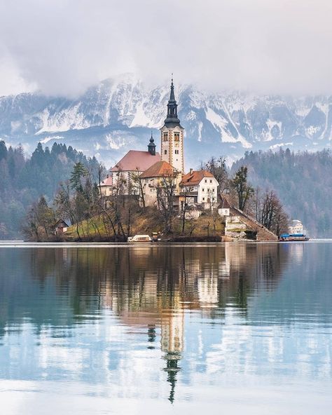 Bled Slovenia Lake Bled Slovenia, Get Paid To Travel, Paid To Travel, Bled Slovenia, Lake Bled, Traveling Abroad, Europe Photos, Urban Sketching, Travel Insurance