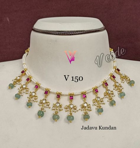 For order whatsapp 7680871433 Beads Jewellery, Kundan Jewellery, Trendy Jewelry, Jewelry Handmade, Handmade Jewelry, Beads, Handmade Jewellery