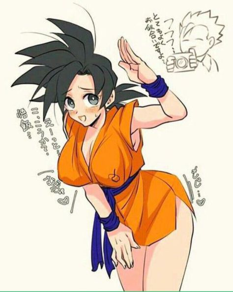 Saiyan Female, Female Goku, Dbz Drawings, Goku Manga, Teen Titans Fanart, Dragon Ball Art Goku, Female Dragon, Characters Inspiration Drawing, Dragon Ball Image