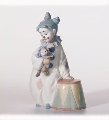 The Magician's Hat Lladro - 01008092 - Figurines & Collectibles Porcelain Dolls Value, Pierrot Clown, Lladro Porcelain, Indian Dolls, Cute Clown, Lladro Figurines, Vintage Clown, Clowning Around, A Clown