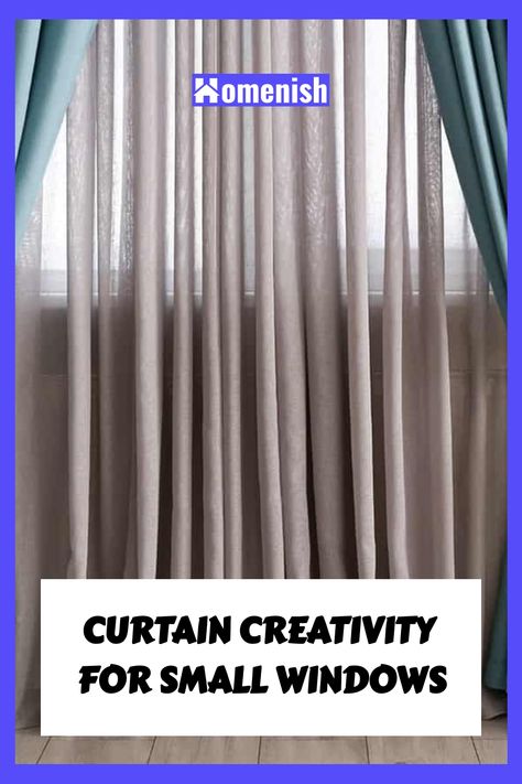 Small windows can offer a quaint and cozy charm when adorned with the perfect curtains. This guide will provide you with six ideas to dress up your small windows, adding a touch of elegance and personality to your space. Small Window Curtain Ideas, Perfect Curtains, Short Window Curtains, Types Of Window Treatments, Small Window Curtains, Square Windows, Kitchen Cabinets And Countertops, Small Window, Short Curtains