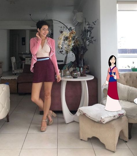 Mulan Aesthetic Outfit, Casual Disneybound, Mulan Dress Inspired, Mulan Outfit Ideas Modern Disney, Mulan Inspired Outfit, Mulan Disneybound, Mulan Disneybound Casual, Modern Disney, Good Spirits