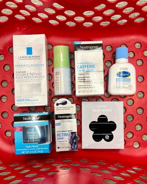 Sensitive Skin Travel Size Skincare Finds Travel Size Skincare Products, Mini Skincare Products, Travel Size, Mini Skincare, Target Skincare, Tsa Approved Toiletries, Neutrogena Hydro Boost, Travel Size Beauty Products, Eye Gel