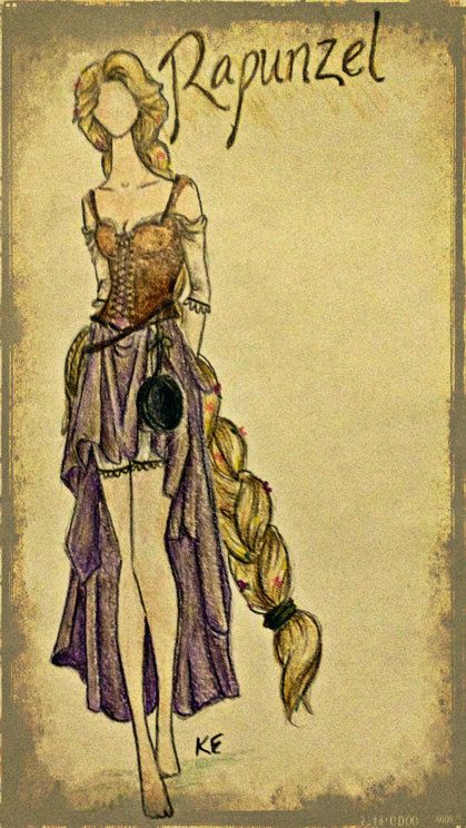 . Steampunk Drawing Characters, Steampunk Rapunzel, Lost Things, Punk Disney, Famous Characters, Disney Rapunzel, Deviant Art, Disney Tangled, Steampunk Style