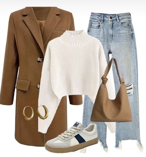 Light Brown Coat Outfit, Brown Trench Coat Outfit, Outfits Comfy Winter, Outfits November, Winter 2023 Fashion Trends, Brown Coat Outfit, Fashion 2023 Winter, Late Fall Outfits, 2023 Winter Outfits