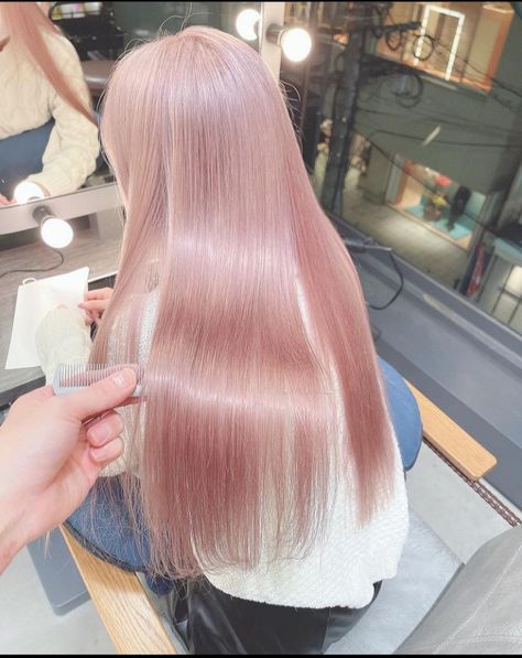 Hair Color Ideas Korean, Korean Hairstyles, Korean Hair Color, Kpop Hair, Inspo Hair, Punk Hair, Honey Hair, Pretty Hair Color, Long Blonde