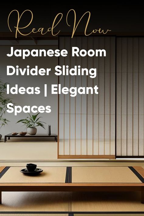 Transform your space with our Japanese room divider sliding ideas, creating serene and stylish interiors with a touch of tradition. Sliding Dividers For Rooms, Japandi Room Divider, Room Divider Sliding, Japanese Room Divider, Japandi Interior Design, Sliding Room Dividers, Japanese Room, Japanese Minimalism, Japandi Interior