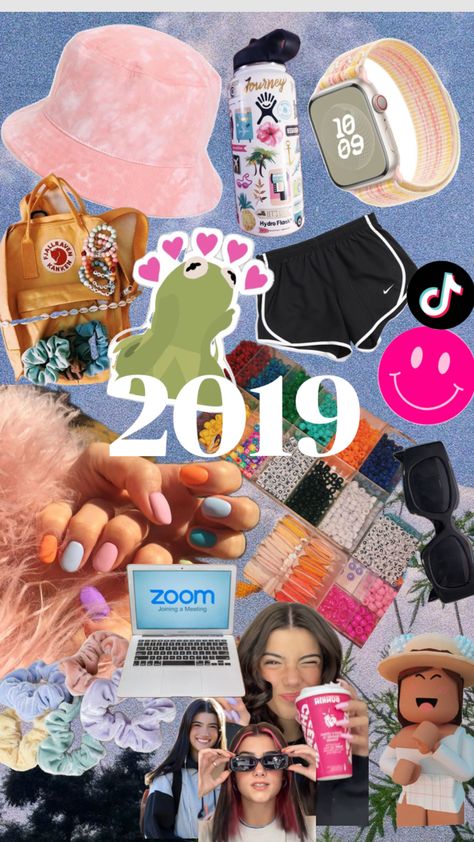 #myfirstshuffle #2019aesthetic  #2019quarantine #2019vibes #2019lockdown #2019musically #2019tiktok #2019nostalgia #2019phase #buckethat #hydroflask #indie #scrunchie Nostalgia Aesthetic, Scrunchies, 10 Things