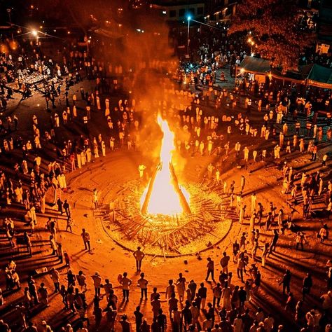 Celebrate the Triumph of Good with Holika Dahan 🔥✨ | #HolikaDahan2024 As the moon rises on March 24th, 2024, join us at Brahmatells in welcoming the vibrant festival of Holi with the sacred fire of Holika Dahan, also known as Choti Holi. Tonight, we gather to light the bonfires that symbolize the victory of good over evil, inspired by the legendary tale of Prahlad and Holika. 🔥 What is Holika Dahan? A night of profound significance, Holika Dahan commemorates the burning of Holika and the mi... Holika Dahan, Sacred Fire, Holi Festival, Moon Rise, The Burning, Inspiration Board, Victorious, Moon, Festival