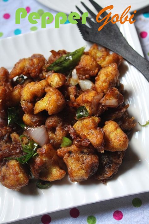 Continental Snacks, Cauliflower Fry, Gobi 65, Gobi Recipe, Gobi Recipes, Dry Curry, Recipe Cauliflower, Bengali Recipes, Cauliflowers