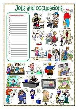 Jobs and occupations (part 2). Career Test, All About Me Worksheet, Christmas Worksheets, Word Problem Worksheets, Activities Worksheet, 1st Grade Worksheets, Kindergarten Math Worksheets, Esl Teaching, Matching Activity