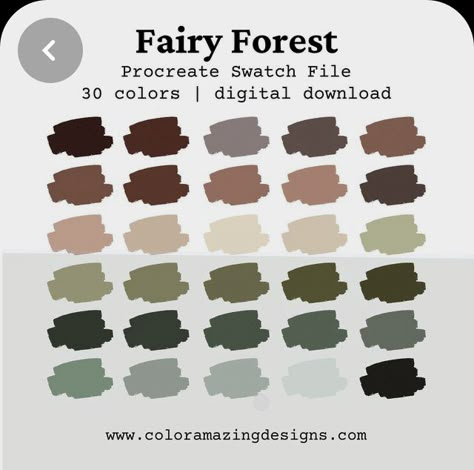 Sage Palette, Procreate Color Palette, Color Palette Challenge, Forest Color, Color Schemes Colour Palettes, Color Palate, Color Palette Design, Hex Colors, Colour Board