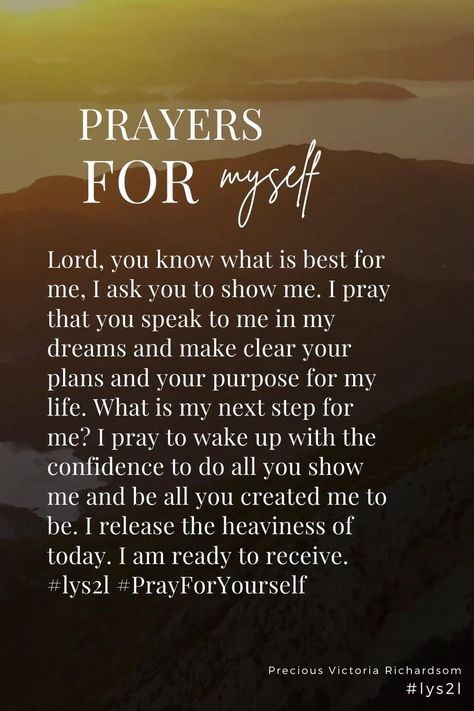 Prayers For Myself, Prayers Of Encouragement, Personal Prayer, Morning Prayer Quotes, Bedtime Prayer, Everyday Prayers, Energy Quotes, Christian Quotes Prayer, Women's Ministry