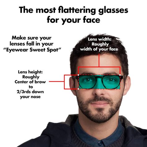 How to pick the best sunglasses for your face shape - Oblong Face Glasses Men, Glasses For Men Face Shapes, Men Glasses Style Face Shapes, Oblong Face Glasses, Mens Glasses Frames Face Shapes, Face Shape Guide, Face Shape Sunglasses, My Condolences, Sunglasses For Your Face Shape